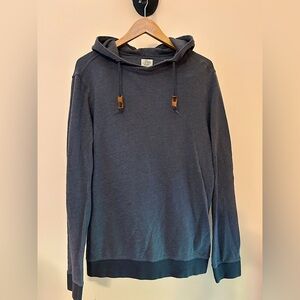 Bowen & Wright Navy Blue Fall Hoodie | 100% Cotton | Men’s Size Large